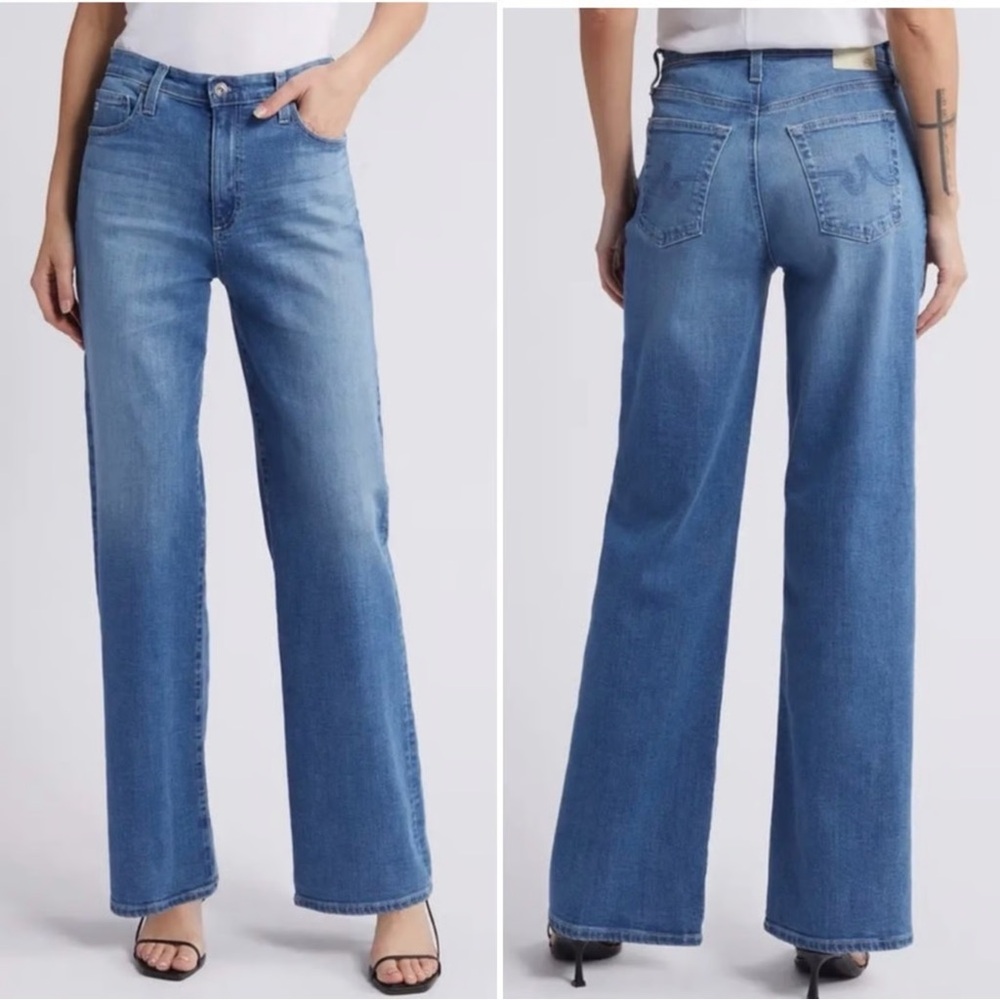 AG Kora High Waist Wide Leg Jeans